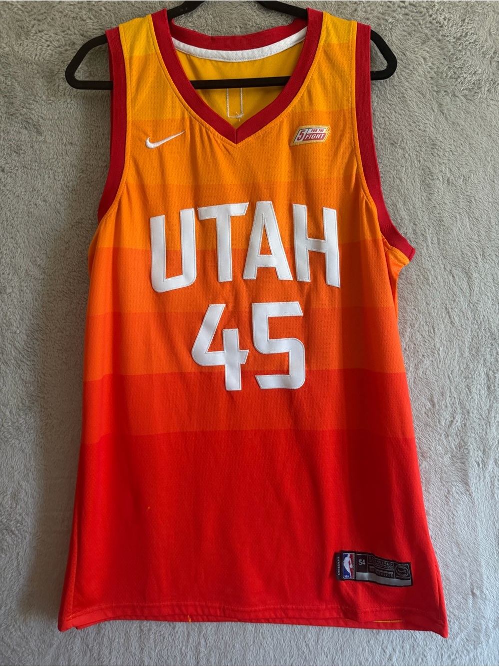 Nike Utah Jazz Donovan Mitchell #45 City Edition Jersey Size 54
